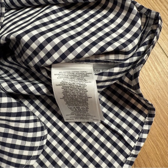 Brooks Brothers Classic Gingham Long Sleeve Women’s Button Down Size 0 - Picture 6 of 8